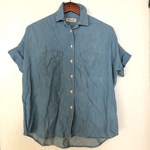 Madewell chambray courier shirt
